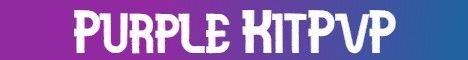Purple KitPvP banner Purple KitPvP Minecraft server banner