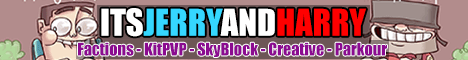 ItsJerryAndHarry banner ItsJerryAndHarry Minecraft server banner