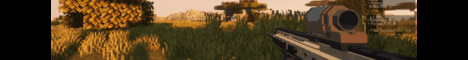 GunsWorldMC banner GunsWorldMC Minecraft server banner