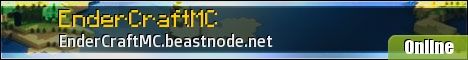EnderCraftMC banner EnderCraftMC Minecraft server banner