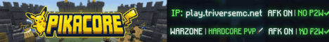 TriverseMC PikaCore banner TriverseMC PikaCore Minecraft server banner