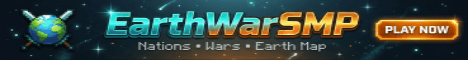 EarthWarSMP banner EarthWarSMP Minecraft server banner