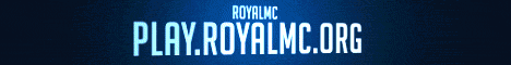 RoyalMC banner RoyalMC Minecraft server banner