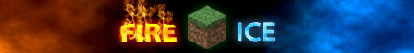 FireIce banner FireIce Minecraft server banner