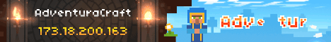 AdventuraCraft banner AdventuraCraft Minecraft server banner