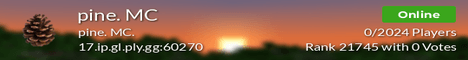 pine. MC banner pine. MC Minecraft server banner