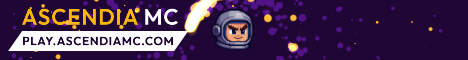AscendiaMC banner AscendiaMC Minecraft server banner