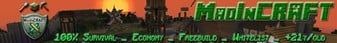 MadInCRAFT banner MadInCRAFT Minecraft server banner