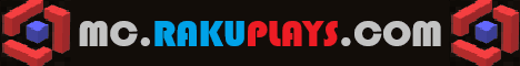 RakuPlays banner RakuPlays Minecraft server banner