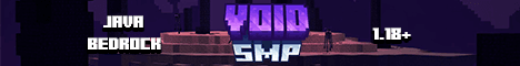 VoidSMP banner VoidSMP Minecraft server banner