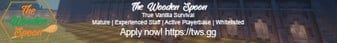 The Wooden Spoon banner The Wooden Spoon Minecraft server banner