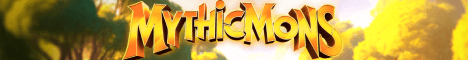 MythicMons banner MythicMons Minecraft server banner