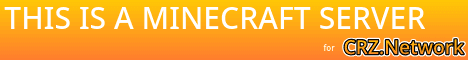 CRZ.Network banner CRZ.Network Minecraft server banner