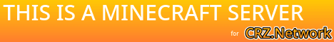 CRZ.Network banner CRZ.Network Minecraft server banner