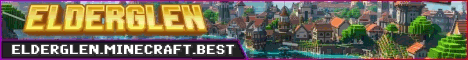 ElderGlen banner ElderGlen Minecraft server banner