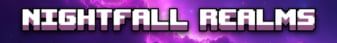 Nightfall Realms banner Nightfall Realms Minecraft server banner