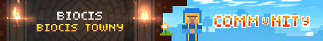 Biocis banner Biocis Minecraft server banner