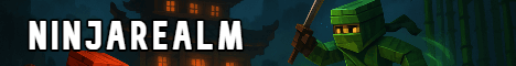 NinjaRealm banner NinjaRealm Minecraft server banner