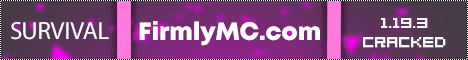 FirmlyMC banner FirmlyMC Minecraft server banner