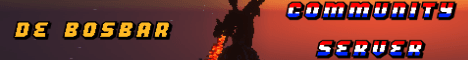 De Bosbar - Community Server banner De Bosbar - Community Server Minecraft server banner