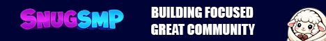 SnugSMP banner SnugSMP Minecraft server banner
