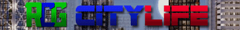 RCG CityLife banner RCG CityLife Minecraft server banner