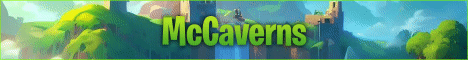 McCaverns banner McCaverns Minecraft server banner