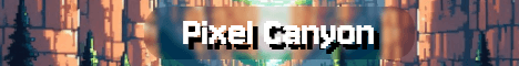 Pixel Canyon SMP banner Pixel Canyon SMP Minecraft server banner