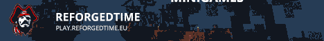 Reforged Time banner Reforged Time Minecraft server banner