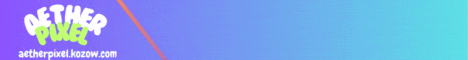 Aether Pixel banner Aether Pixel Minecraft server banner