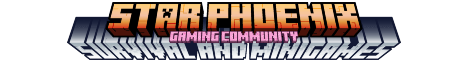 Star Phoenix MC banner Star Phoenix MC Minecraft server banner