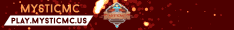 MysticMC banner MysticMC Minecraft server banner