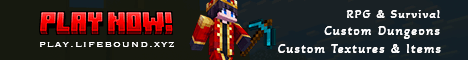 LifeBound SMP banner LifeBound SMP Minecraft server banner