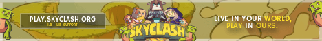 SkyClash banner SkyClash Minecraft server banner