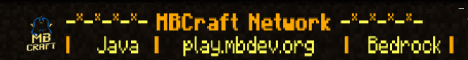 MBCraft banner MBCraft Minecraft server banner