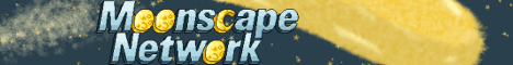 Moonscape Network banner Moonscape Network Minecraft server banner