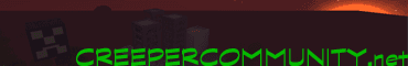 CreeperCommunity banner CreeperCommunity Minecraft server banner
