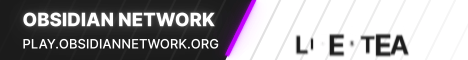 Obsidian Network banner Obsidian Network Minecraft server banner