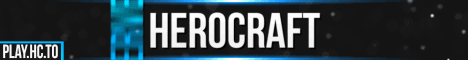 Herocraft banner Herocraft Minecraft server banner