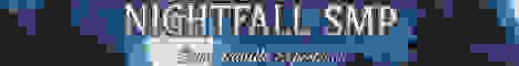 Nightfall SMP banner Nightfall SMP Minecraft server banner