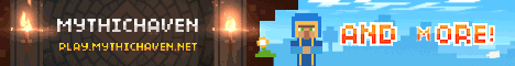 MythicHaven banner MythicHaven Minecraft server banner