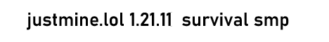 JustMine SMP banner JustMine SMP Minecraft server banner