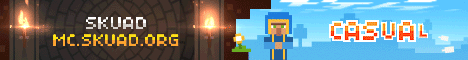 Skuad banner Skuad Minecraft server banner