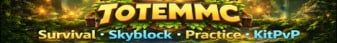 TotemMC banner TotemMC Minecraft server banner