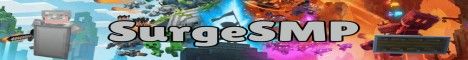 SurgeSMP banner SurgeSMP Minecraft server banner