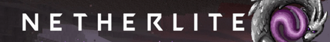 Netherlite banner Netherlite Minecraft server banner