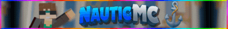 Nautic MC banner Nautic MC Minecraft server banner