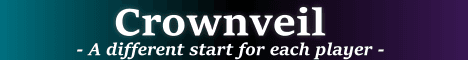 Crownveil banner Crownveil Minecraft server banner