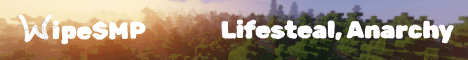 Wick SMP banner Wick SMP Minecraft server banner