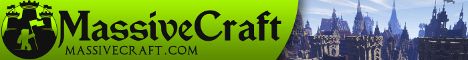 MassiveCraft banner MassiveCraft Minecraft server banner